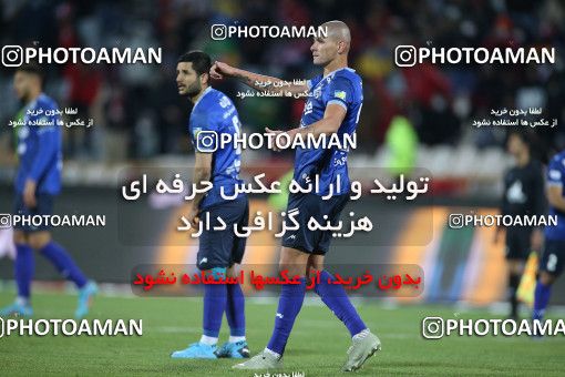 1859666, Tehran, Iran, لیگ برتر فوتبال ایران، Persian Gulf Cup، Week 23، Second Leg، Persepolis 1 v 1 Esteghlal on 2022/03/17 at Azadi Stadium
