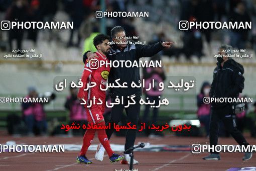 1859627, Tehran, Iran, لیگ برتر فوتبال ایران، Persian Gulf Cup، Week 23، Second Leg، Persepolis 1 v 1 Esteghlal on 2022/03/17 at Azadi Stadium