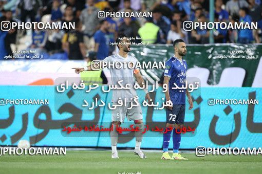 1876377, Tehran, , لیگ برتر فوتبال ایران، Persian Gulf Cup، Week 26، Second Leg، Esteghlal 1 v 0 Padideh Mashhad on 2022/05/09 at Azadi Stadium