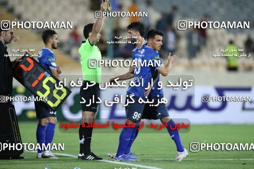 1876694, Tehran, , لیگ برتر فوتبال ایران، Persian Gulf Cup، Week 26، Second Leg، Esteghlal 1 v 0 Padideh Mashhad on 2022/05/09 at Azadi Stadium