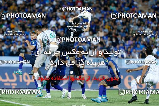 1884055, Tehran, Iran, لیگ برتر فوتبال ایران، Persian Gulf Cup، Week 28، Second Leg، Esteghlal 0 v 0 Aluminium Arak on 2022/05/19 at Azadi Stadium