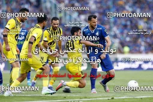 1888135, لیگ برتر فوتبال ایران، Persian Gulf Cup، Week 30، Second Leg، 2022/05/30، Tehran، Azadi Stadium، Esteghlal 0 - 0 Naft M Soleyman