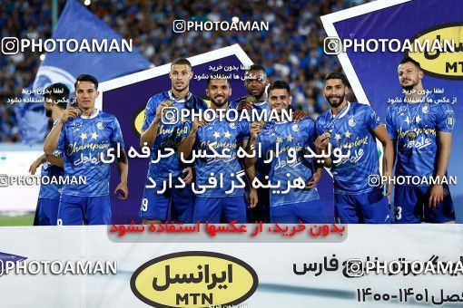 1887680, لیگ برتر فوتبال ایران، Persian Gulf Cup، Week 30، Second Leg، 2022/05/30، Tehran، Azadi Stadium، Esteghlal 0 - 0 Naft M Soleyman
