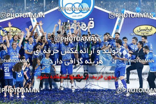 1887817, Tehran, , لیگ برتر فوتبال ایران، Persian Gulf Cup، Week 30، Second Leg، Esteghlal 0 v 0 Naft M Soleyman on 2022/05/30 at Azadi Stadium