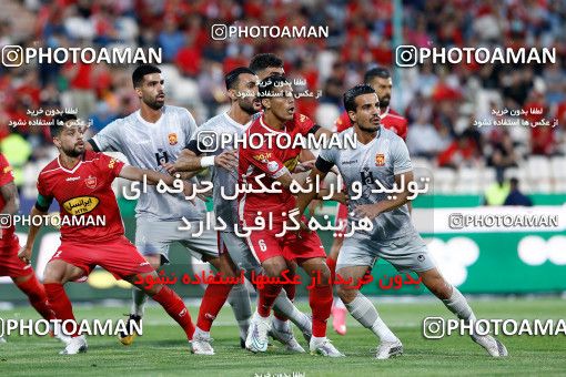1887483, لیگ برتر فوتبال ایران، Persian Gulf Cup، Week 29، Second Leg، 2022/05/29، Tehran، Azadi Stadium، Persepolis 2 - ۱ Padideh Mashhad