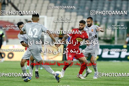 1887580, لیگ برتر فوتبال ایران، Persian Gulf Cup، Week 29، Second Leg، 2022/05/29، Tehran، Azadi Stadium، Persepolis 2 - ۱ Padideh Mashhad