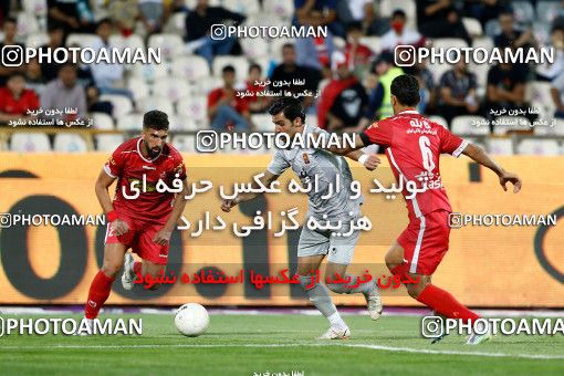 1887551, لیگ برتر فوتبال ایران، Persian Gulf Cup، Week 29، Second Leg، 2022/05/29، Tehran، Azadi Stadium، Persepolis 2 - ۱ Padideh Mashhad
