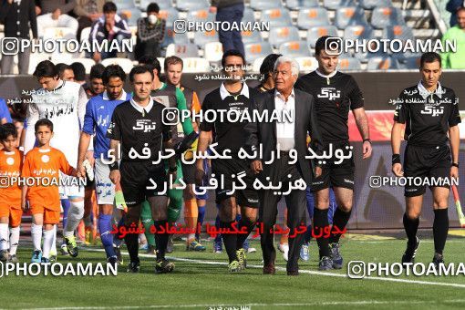 687179, لیگ برتر فوتبال ایران، Persian Gulf Cup، Week 10، First Leg، 2013/10/29، Tehran، Azadi Stadium، Esteghlal 1 - ۱ Mes Kerman