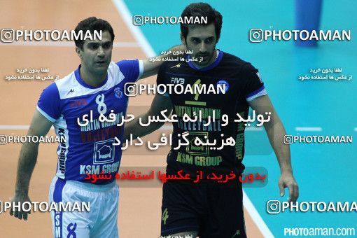 192181, بیست و هفتمین دوره لیگ برتر والیبال مردان ایران، سال 1392، 1392/12/22، تهران، سالن دوازده هزار نفری ورزشگاه آزادی، متین ورامین - کاله