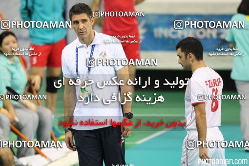 188575, رقابتهای بازی های آسیایی 2014 اینچئون، 1393/07/09، مرحله یک چهارم نهایی مسابقات والیبال مردان، سالن ورزشی سونگ نیم، ایران ۳ - کویت ۰