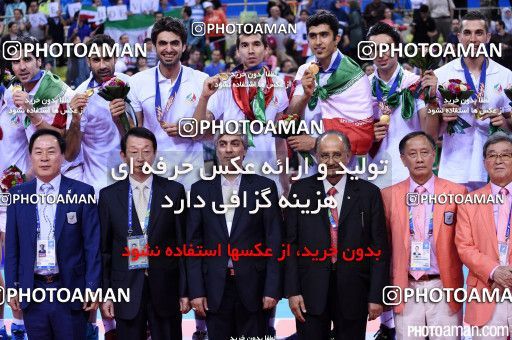 189112, رقابتهای بازی های آسیایی 2014 اینچئون، 1393/07/11، فینال مسابقات والیبال مردان، سالن ورزشی سونگ نیم، ایران ۳ -  ۱