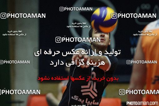 190958, بیست و هفتمین دوره لیگ برتر والیبال مردان ایران، سال 1392، 1392/10/03، تهران، خانه والیبال، نوین کشاورز - سایپا