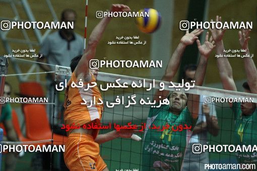190919, بیست و هفتمین دوره لیگ برتر والیبال مردان ایران، سال 1392، 1392/10/03، تهران، خانه والیبال، نوین کشاورز - سایپا