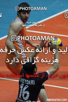 190917, بیست و هفتمین دوره لیگ برتر والیبال مردان ایران، سال 1392، 1392/10/03، تهران، خانه والیبال، نوین کشاورز - سایپا