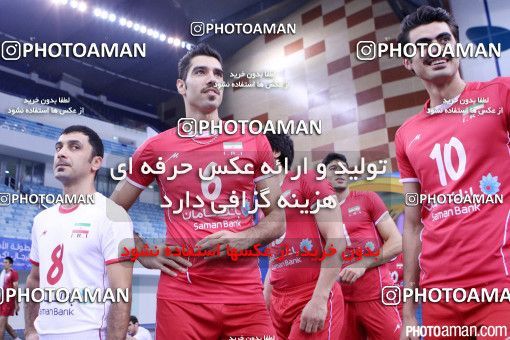 198645,  مسابقات والیبال قهرمانی مردان آسیا 2013، ، دوبی، مرحله یک چهارم نهایی، 1392/07/12، ورزشگاه حمدان بن محمد، ایران ۳ -  ۰ 