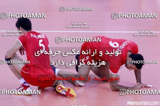 198635,  مسابقات والیبال قهرمانی مردان آسیا 2013، ، دوبی، مرحله یک چهارم نهایی، 1392/07/12، ورزشگاه حمدان بن محمد، ایران ۳ -  ۰ 