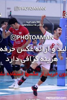 198624,  مسابقات والیبال قهرمانی مردان آسیا 2013، ، دوبی، مرحله یک چهارم نهایی، 1392/07/12، ورزشگاه حمدان بن محمد، ایران ۳ -  ۰ 