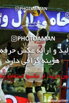 200733, نهمین دوره مسابقات والیبال قهرمانی نوجوانان آسیا 2012، ، تهران، مرحله گروهی، 1391/08/07، ورزشگاه آزادی ، مجموعه پنج سالن ، سالن اختصاصی والیبال، ایران ۳ -  ۱ 
