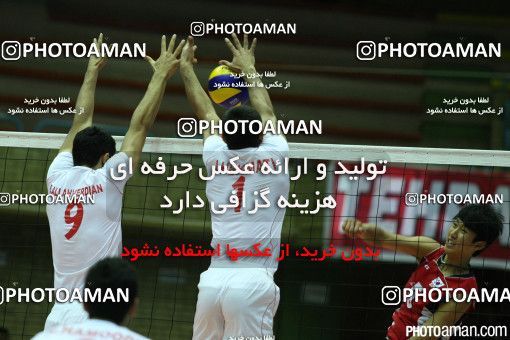 200816, نهمین دوره مسابقات والیبال قهرمانی نوجوانان آسیا 2012، ، تهران، مرحله گروهی، 1391/08/07، ورزشگاه آزادی ، مجموعه پنج سالن ، سالن اختصاصی والیبال، ایران ۳ -  ۱ 