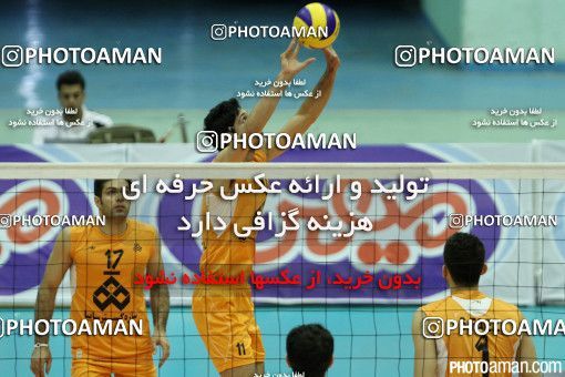 203807, بیست و ششمین دوره لیگ برتر والیبال مردان ایران، سال 1391، 1391/12/25، تهران، سالن دوازده هزار نفری ورزشگاه آزادی، پیکان - سایپا