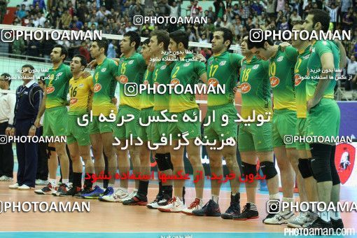 204391, بیست و ششمین دوره لیگ برتر والیبال مردان ایران، سال 1391، 1391/12/25، تهران، سالن دوازده هزار نفری ورزشگاه آزادی، کاله - متین ورامین