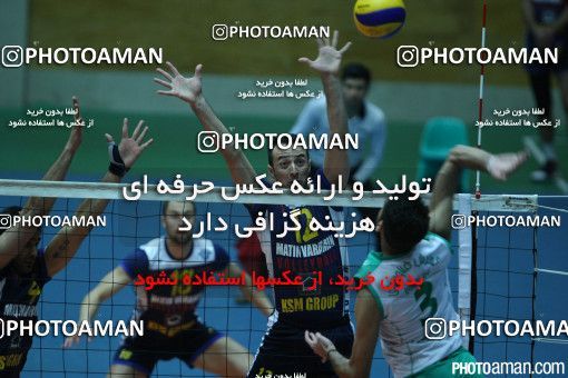 203682, بیست و ششمین دوره لیگ برتر والیبال مردان ایران، سال 1391، 1391/11/18، تهران، خانه والیبال، نوین کشاورز - متین ورامین