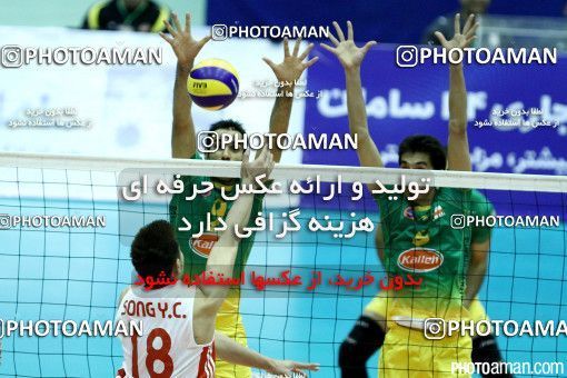 760290, مرحله نیمه نهایی  مسابقات والیبال قهرمانی باشگاه‌های آسیا 2013، ، تهران، سالن دوازده هزار نفری ورزشگاه آزادی، 1392/02/08، کاله ۳ -   ۰