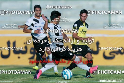 238336, لیگ برتر فوتبال ایران، Persian Gulf Cup، Week 4، First Leg، 2015/08/21، Tehran,Shahr Qods، Shahr-e Qods Stadium، Rah Ahan 2 - ۱ Saba