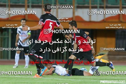 254439, Qom, , جام حذفی فوتبال ایران, 1/16 stage, Khorramshahr Cup, Saba Battery 2 v 1 Nirou Zamini Tehran on 2015/09/10 at Yadegar-e Emam Stadium Qom