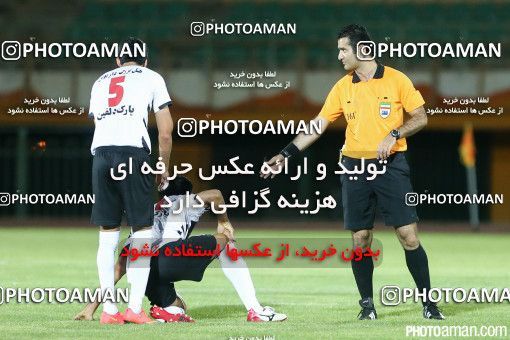 254474, Qom, , جام حذفی فوتبال ایران, 1/16 stage, Khorramshahr Cup, Saba Battery 2 v 1 Nirou Zamini Tehran on 2015/09/10 at Yadegar-e Emam Stadium Qom