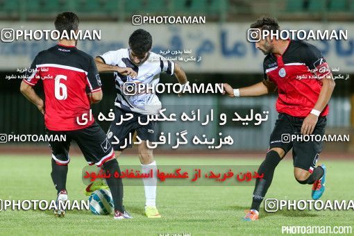 254463, Qom, , جام حذفی فوتبال ایران, 1/16 stage, Khorramshahr Cup, Saba Battery 2 v 1 Nirou Zamini Tehran on 2015/09/10 at Yadegar-e Emam Stadium Qom