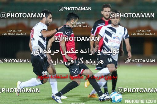 254456, Qom, , جام حذفی فوتبال ایران, 1/16 stage, Khorramshahr Cup, Saba Battery 2 v 1 Nirou Zamini Tehran on 2015/09/10 at Yadegar-e Emam Stadium Qom