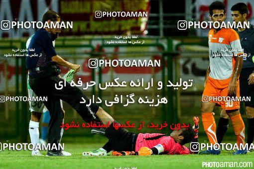 257776, Isfahan,Fooladshahr, , جام حذفی فوتبال ایران, 1/16 stage, Khorramshahr Cup, Zob Ahan Esfahan 2 v 1 Badran Tehran on 2015/09/11 at Foolad Shahr Stadium