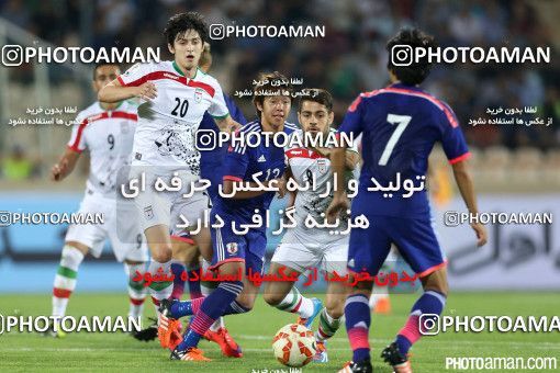 460465, Tehran, , International friendly match، Iran 1 - 1 Japan on 2015/10/13 at Azadi Stadium