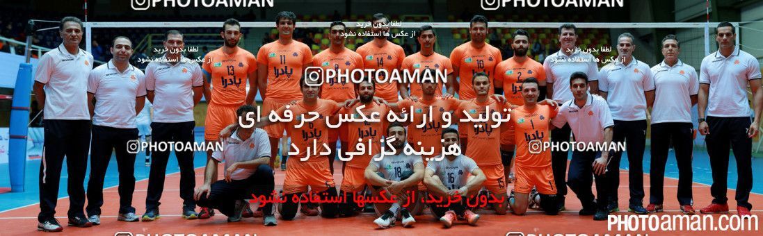 281622, بیست و نهمین دوره لیگ برتر والیبال مردان ایران، سال 1394، گرامیداشت 200 شهید والیبالیست، هفته پنجم، دور رفت، 1394/08/20، تهران، خانه والیبال، سایپا ۰ -  ۳
