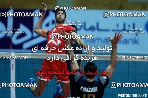 329512, مرحله پلی آف بیست و نهمین دوره لیگ برتر والیبال مردان ایران، سال 1394، گرامیداشت 200 شهید والیبالیست، 1394/11/25، تهران، خانه والیبال، بانک سرمایه ۳ - ۰ 