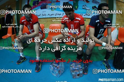 329424, مرحله پلی آف بیست و نهمین دوره لیگ برتر والیبال مردان ایران، سال 1394، گرامیداشت 200 شهید والیبالیست، 1394/11/25، تهران، خانه والیبال، بانک سرمایه ۳ - ۰ 