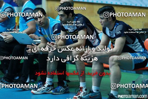 329497, مرحله پلی آف بیست و نهمین دوره لیگ برتر والیبال مردان ایران، سال 1394، گرامیداشت 200 شهید والیبالیست، 1394/11/25، تهران، خانه والیبال، بانک سرمایه ۳ - ۰ 