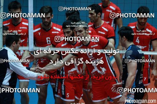 329596, مرحله پلی آف بیست و نهمین دوره لیگ برتر والیبال مردان ایران، سال 1394، گرامیداشت 200 شهید والیبالیست، 1394/11/25، تهران، خانه والیبال، بانک سرمایه ۳ - ۰ 