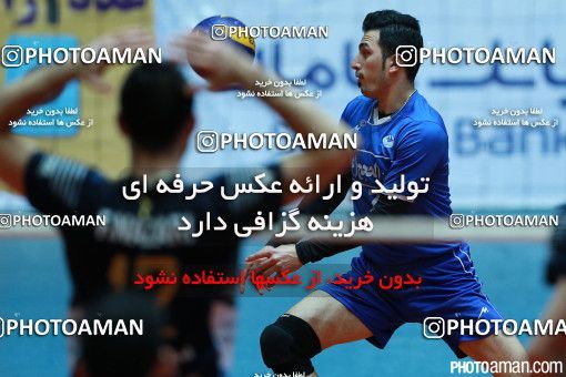 338979, مرحله پلی آف بیست و نهمین دوره لیگ برتر والیبال مردان ایران، سال 1394، گرامیداشت 200 شهید والیبالیست، 1394/12/05، تهران، خانه والیبال، بانک سرمایه ۳ - ۱ 