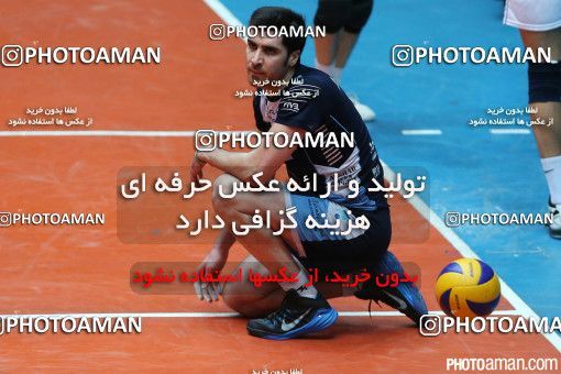 337785, مرحله پلی آف بیست و نهمین دوره لیگ برتر والیبال مردان ایران، سال 1394، گرامیداشت 200 شهید والیبالیست، 1394/12/05، تهران، خانه والیبال، بانک سرمایه ۳ - ۱ 