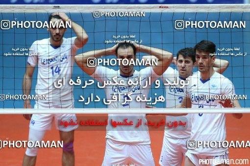 337713, مرحله پلی آف بیست و نهمین دوره لیگ برتر والیبال مردان ایران، سال 1394، گرامیداشت 200 شهید والیبالیست، 1394/12/05، تهران، خانه والیبال، بانک سرمایه ۳ - ۱ 