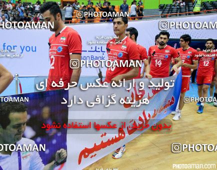 340074,  مسابقات والیبال قهرمانی مردان آسیا 2015، ، تهران، مرحله گروهی، 1394/05/10، سالن دوازده هزار نفری ورزشگاه آزادی، ایران ۳ - قزاقستان ۰ 