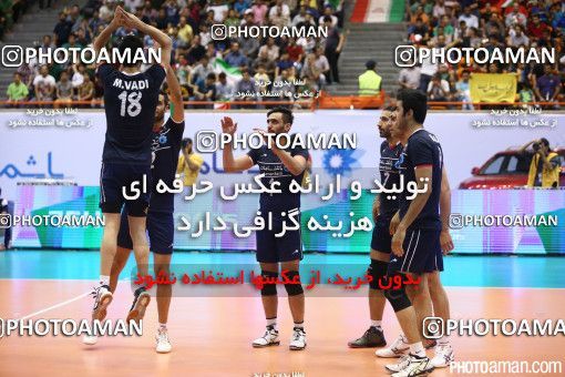 340194,  مسابقات والیبال قهرمانی مردان آسیا 2015، ، تهران، مرحله گروهی، 1394/05/11، سالن دوازده هزار نفری ورزشگاه آزادی، ایران ۳ - چین تایپه ۰ 