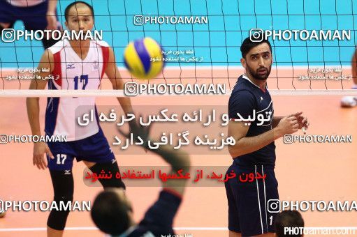 340204,  مسابقات والیبال قهرمانی مردان آسیا 2015، ، تهران، مرحله گروهی، 1394/05/11، سالن دوازده هزار نفری ورزشگاه آزادی، ایران ۳ - چین تایپه ۰ 