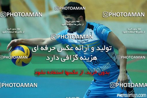 348419, فینال بیست و نهمین دوره لیگ برتر والیبال مردان ایران، سال 1394، گرامیداشت 200 شهید والیبالیست، 1394/12/16، تهران، خانه والیبال، بانک سرمایه ۲ - ۳ پیکان