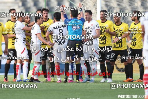 378420, لیگ برتر فوتبال ایران، Persian Gulf Cup، Week 27، Second Leg، 2016/04/22، Tehran,Shahr Qods، Shahr-e Qods Stadium، Rah Ahan 3 - ۱ Padideh Mashhad