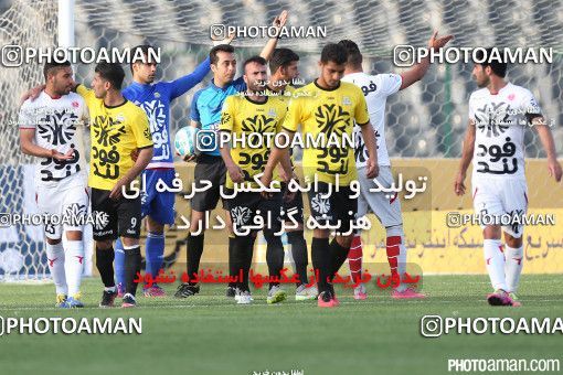 378424, لیگ برتر فوتبال ایران، Persian Gulf Cup، Week 27، Second Leg، 2016/04/22، Tehran,Shahr Qods، Shahr-e Qods Stadium، Rah Ahan 3 - ۱ Padideh Mashhad