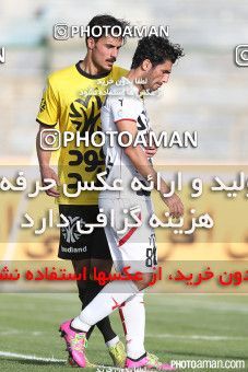378150, لیگ برتر فوتبال ایران، Persian Gulf Cup، Week 27، Second Leg، 2016/04/22، Tehran,Shahr Qods، Shahr-e Qods Stadium، Rah Ahan 3 - ۱ Padideh Mashhad