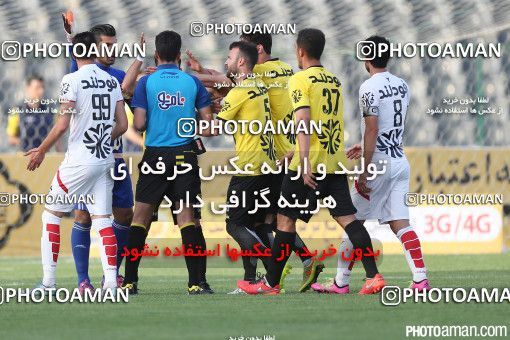 378417, لیگ برتر فوتبال ایران، Persian Gulf Cup، Week 27، Second Leg، 2016/04/22، Tehran,Shahr Qods، Shahr-e Qods Stadium، Rah Ahan 3 - ۱ Padideh Mashhad
